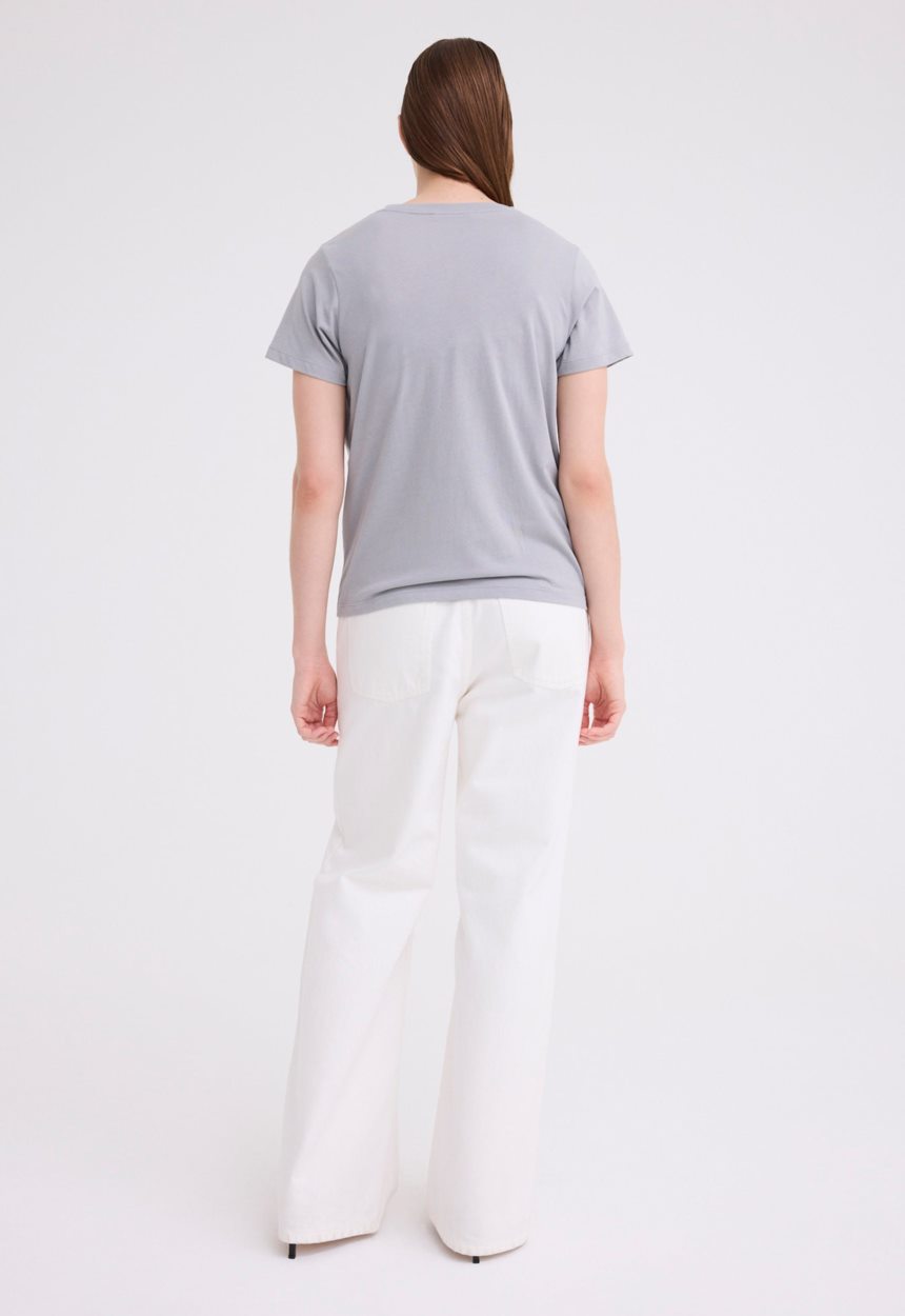 Jac+Jack Verte Organic Cotton Tee - Oxide Grey